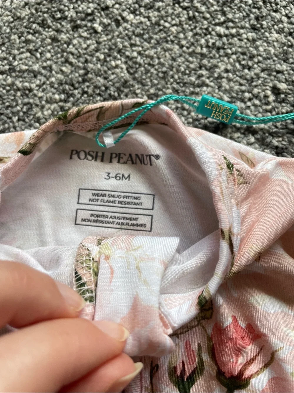 Posh Peanut Ruffle Zip Footie Sleeper Onsie - Picture 2 of 3